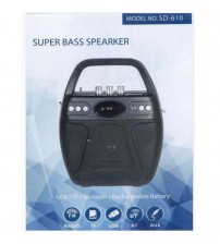 Rechargeable Super Bass Speaker Sd-610